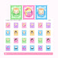 Steamie Girl - Poster Stamps | Sticker Sheet