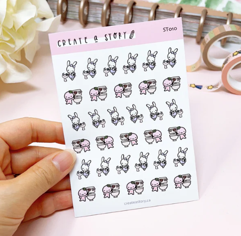 Clean The Bathroom | Sticker Sheet
