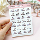 Work on Laptop | Sticker Sheet