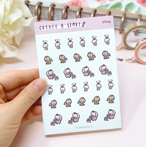Tired | Sticker Sheet