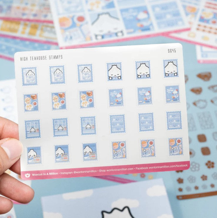 High Teahouse - Stamps | Sticker Sheet