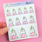 Star with Heart | Sticker Sheet