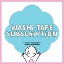 Sweet Bean Plans | September 2024 WASHI Subscription