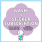 Sweet Bean Plans | November WASHI & STICKER Subscription