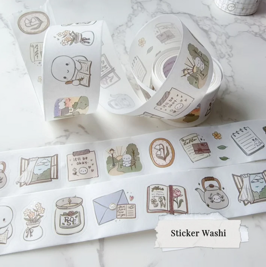 *PRESALE A Quiet Moment | Sticker Roll Washi