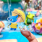 Stitch with Ducklings | Transparent Sticker