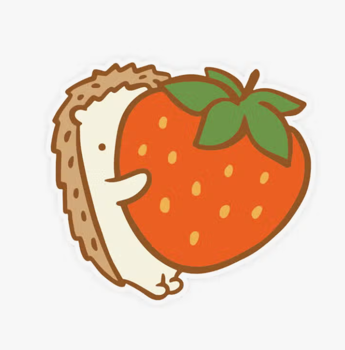 The Big Ripe Strawberry | Vinyl Sticker