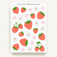 Sweet Strawberry | Sticker Sheet