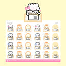 Studying | Sticker Sheet