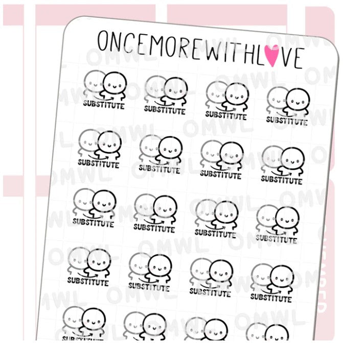 Substitute | Sticker Sheet