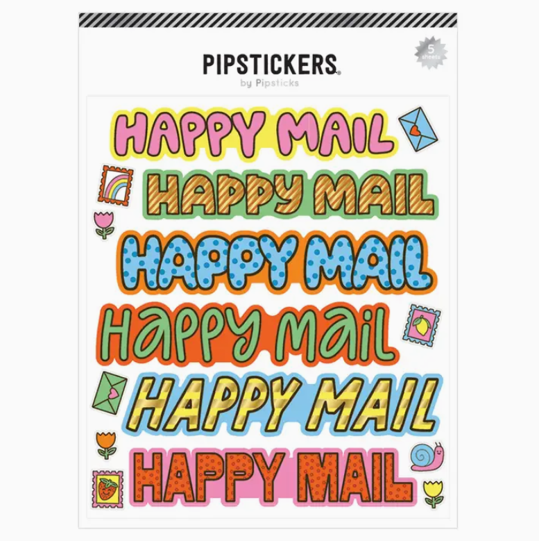 Super Happy Mail Labels | Sticker Sheet