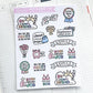 Survival Quotes | Sticker Sheet