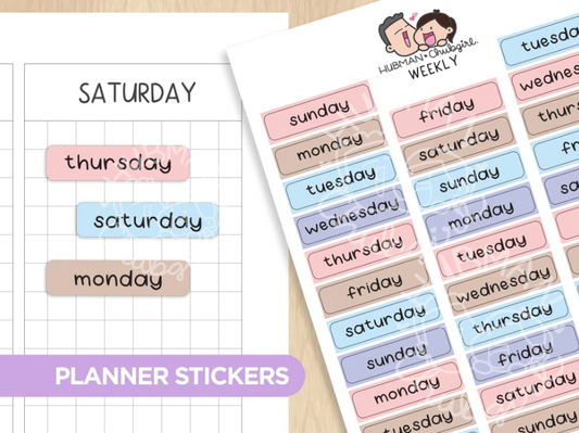 Sweet Shop - Weekly | Sticker Sheet