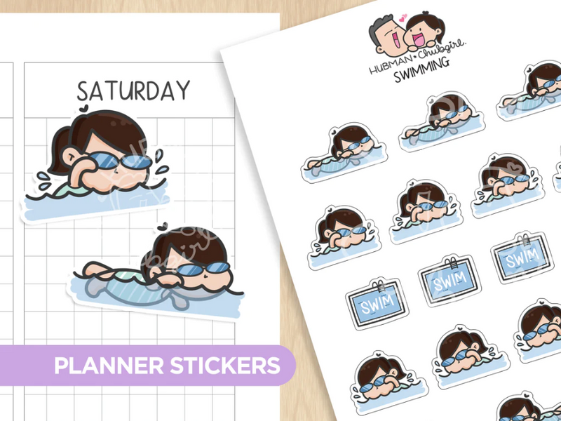 Swimming | Sticker Sheet