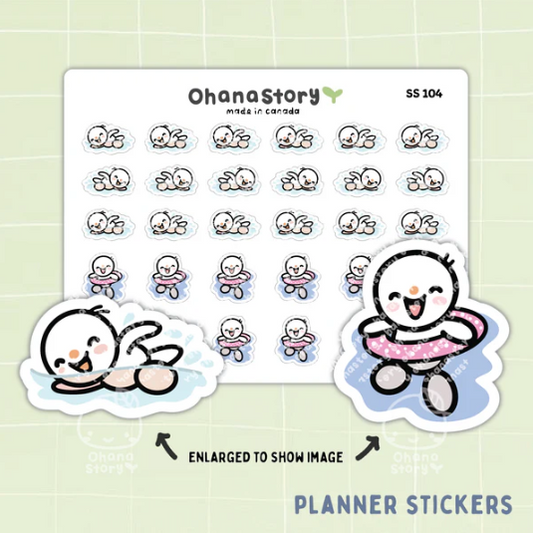 Swimming v2 | Sticker Sheet