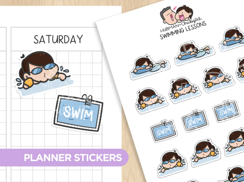 Swimming Lessons | Sticker Sheet