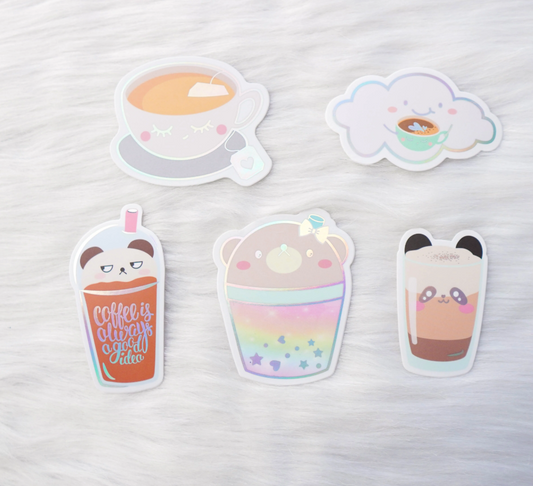 Positivi-TEA | Die Cut Sticker Set