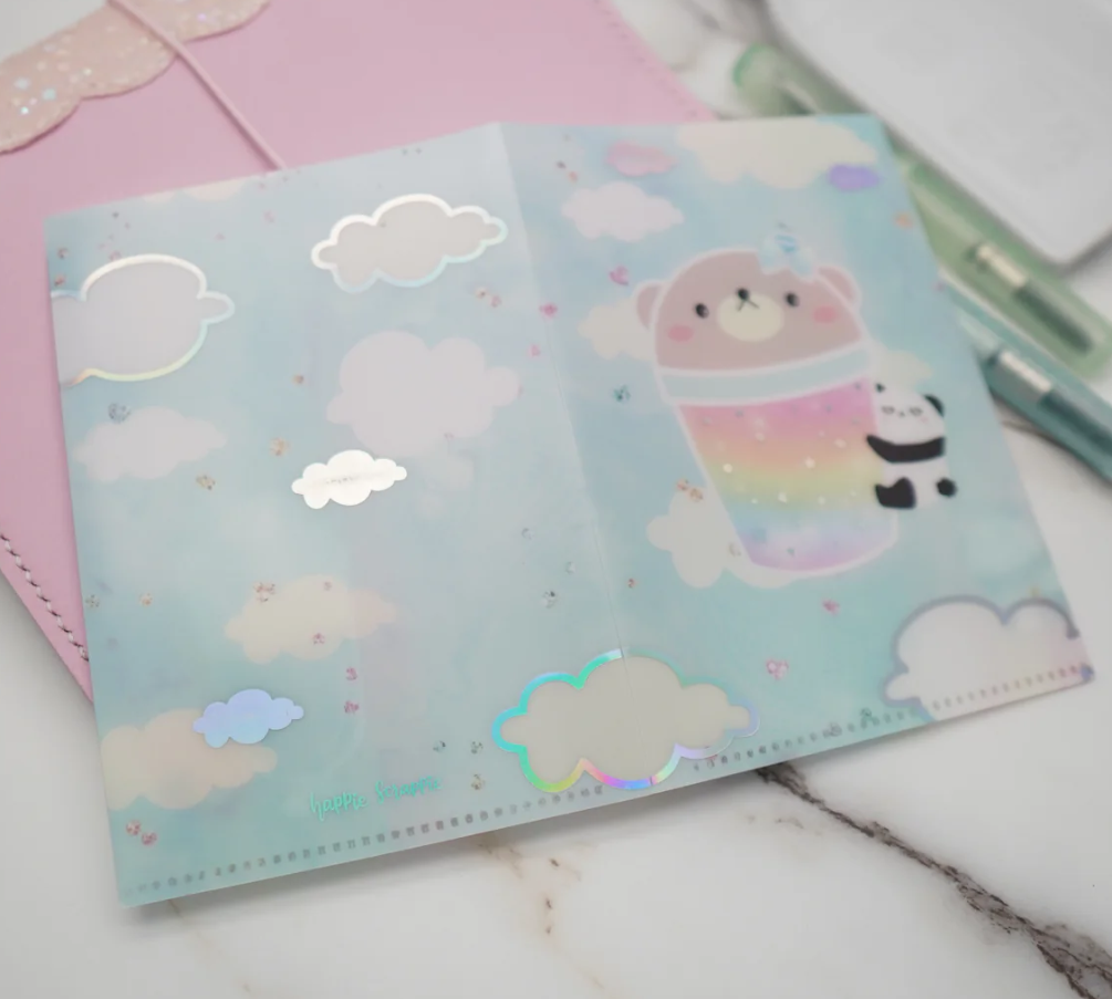 Positivi-TEA Boba Bear | Sticker Folder