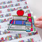 Teacher Book Stack | Vinyl Sticker