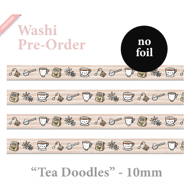 Tea Doodles | Washi