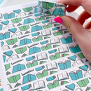 Teal Books | Washi