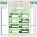 Tea Time Reading Challenge | Large Sticker