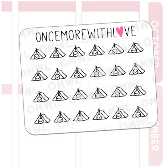 Mini - Tent | Sticker Sheet
