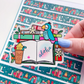 Tiki Book Stack | Vinyl Sticker