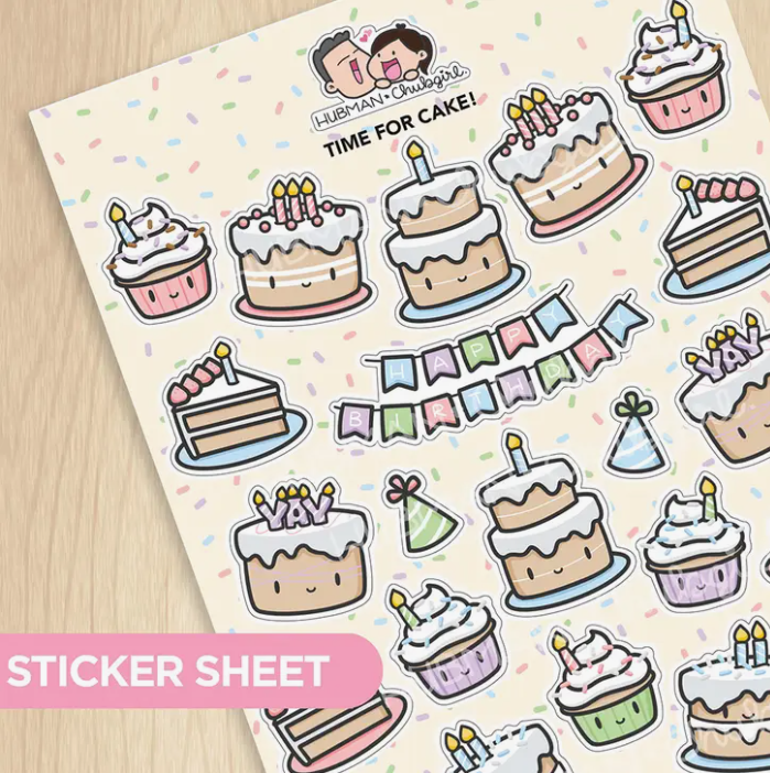 Time For Cake! | Sticker Sheet