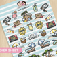 Time To Relax | BIG Sticker Sheet