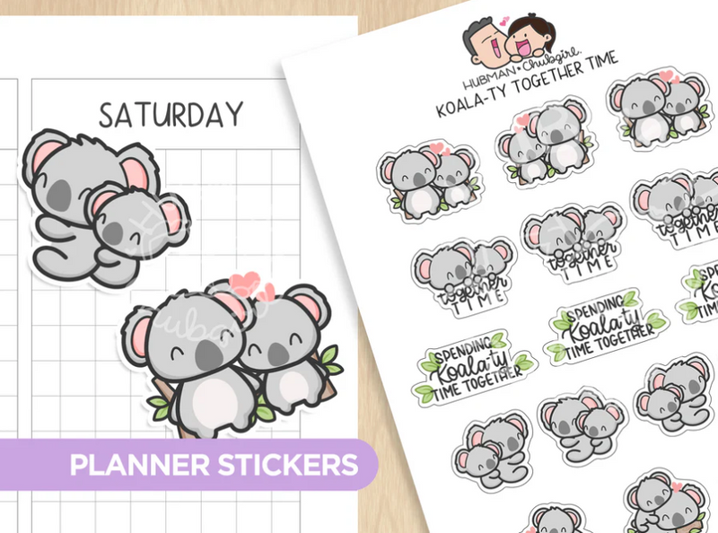 Koala-Ty Together Time | Sticker Sheet