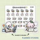 Too Busy | Sticker Sheet