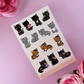 Tortie Cats | Sticker Sheet