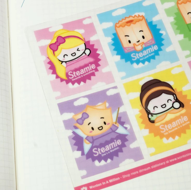 Steamie Girl | Transparent Sticker Sheet