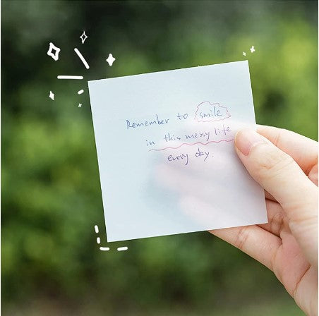 Transparent Sticky Notes - Clear