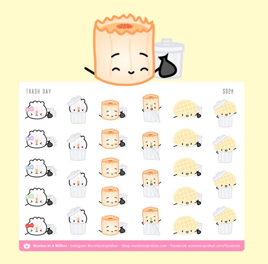 Trash Day | Sticker Sheet