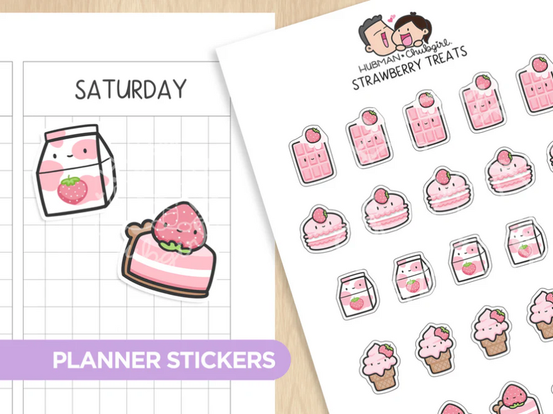 Strawberry Treats | Sticker Sheet