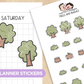 Trees and Bushes | Sticker Sheet