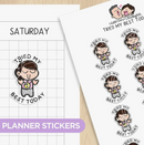 Tried My Best Today! | Sticker Sheet