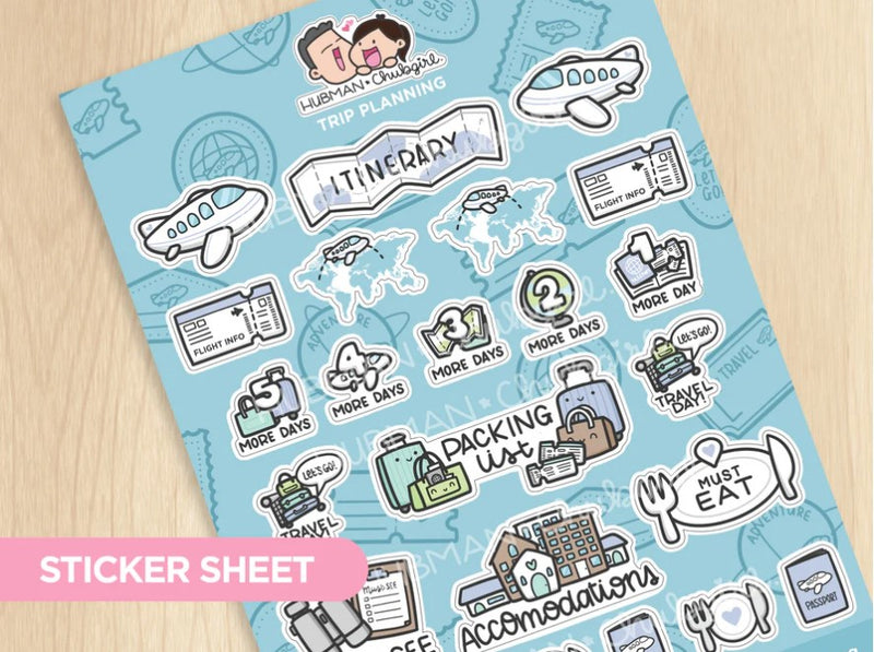 Trip Planning | Big Sticker Sheet