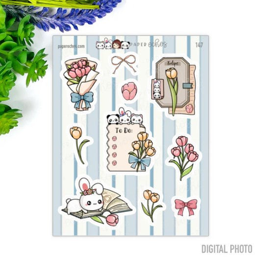 Tulips Deco Stickers Vol.1 | Sticker Sheet