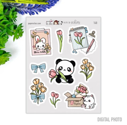 Tulips Deco Stickers Vol.2 | Sticker Sheet