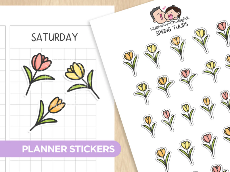 Spring Tulips | Sticker Sheet
