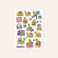 Turtle Express Mail | Sticker Sheet