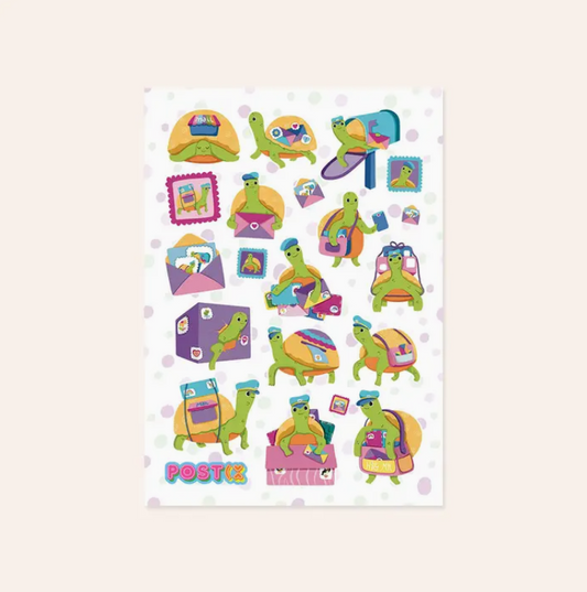 Turtle Express Mail | Sticker Sheet