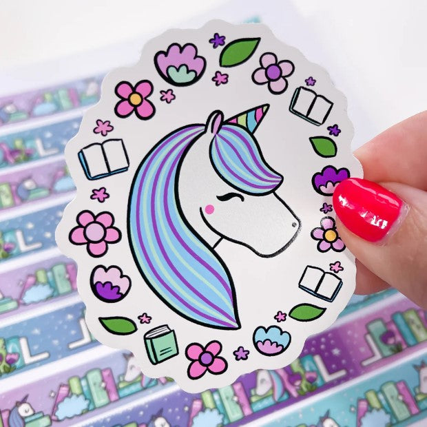 Unicorn Doodles | Vinyl Sticker