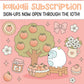 *PRESALE* Sweet Kawaii Designs - Just Peachy | June 2026 Kawaii Kit Subscription
