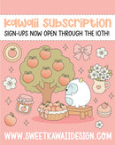 *PREORDER* Sweet Kawaii Designs - Just Peachy | June 2026 Kawaii Kit Subscription
