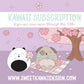 Sweet Kawaii Designs - Cherry Blossom Dreams | February 2026 Kawaii Kit Subscription