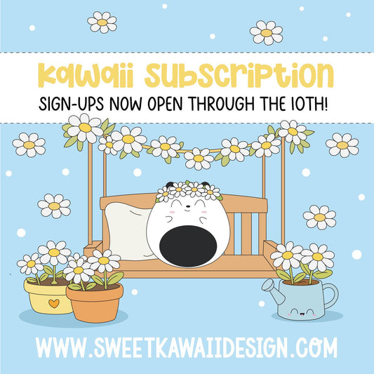 Sweet Kawaii Designs - Daisy Days | April 2026 Kawaii Kit Subscription